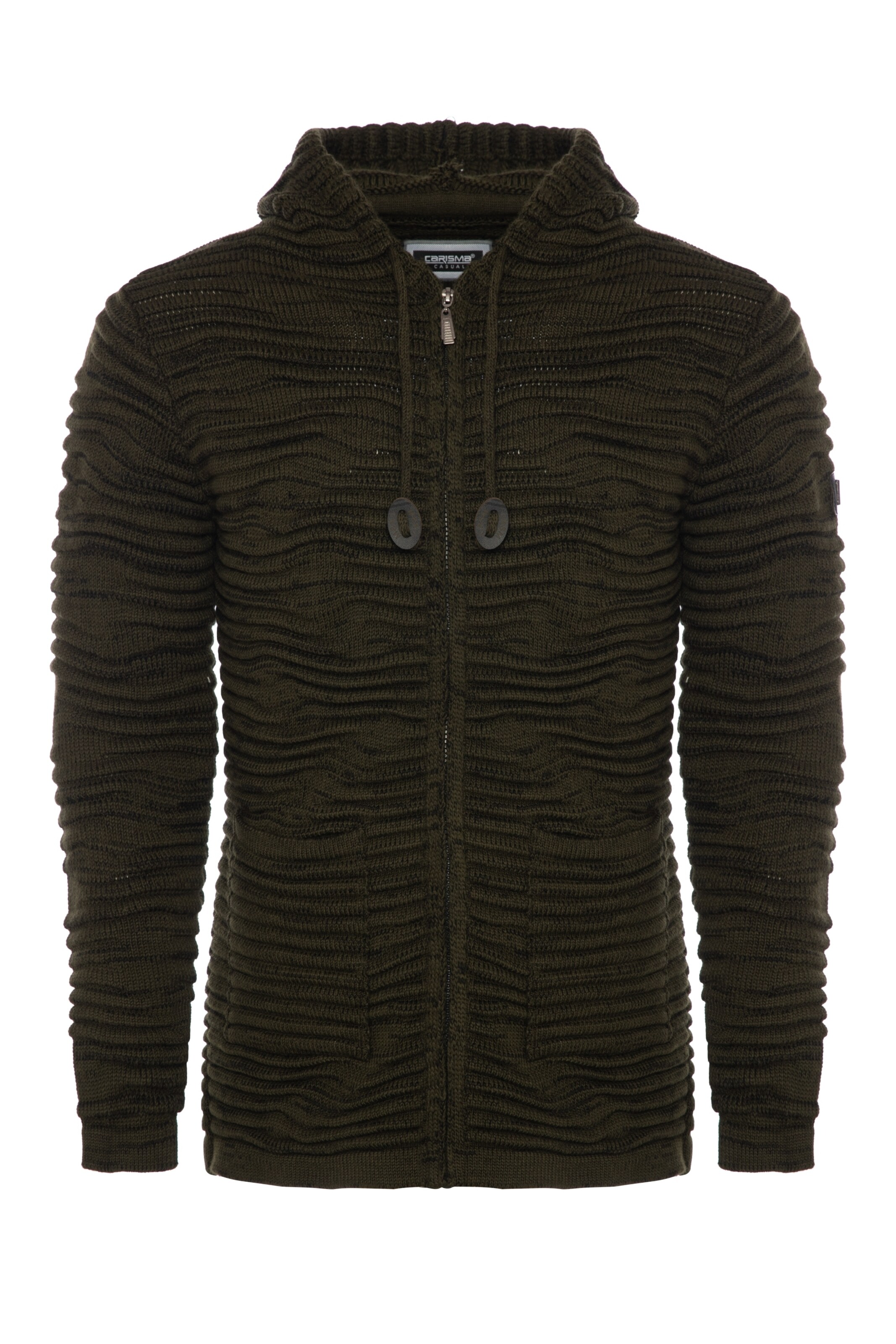 CARISMA Knit cardigan in Green: front