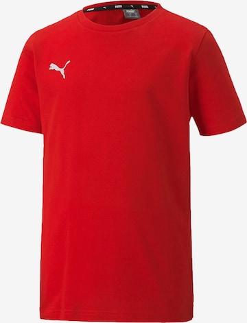 T-Shirt fonctionnel 'TeamGOAL 23' PUMA en rouge : devant