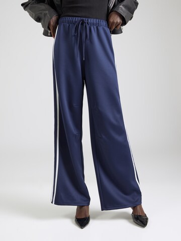 PIECES Wide leg Pants 'PCTRACK' in Blue: front