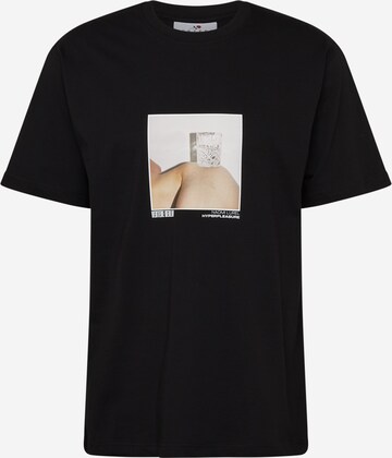 Vertere Berlin T-Shirt 'DRINK UP' in Schwarz: predná strana