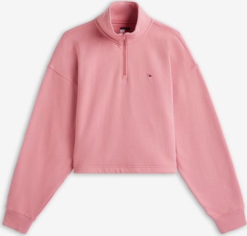 Sweat-shirt Tommy Jeans en rose : devant