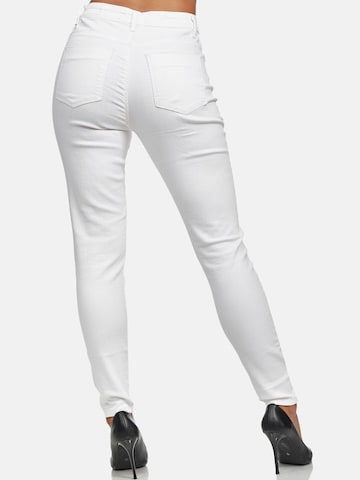 Skinny Jeans 'F101' di Tazzio in bianco