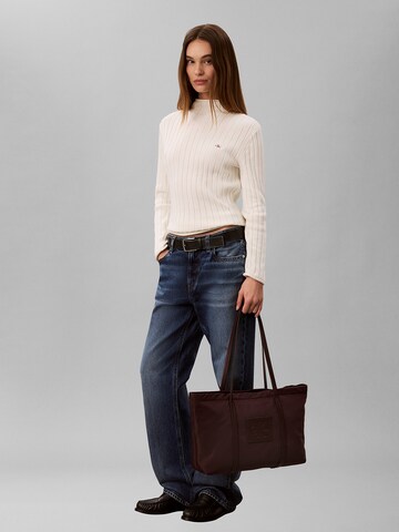 Cabas Calvin Klein en marron