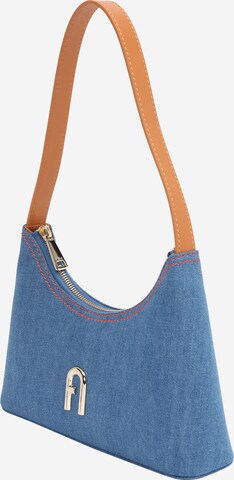 FURLA - Mala de ombro em azul