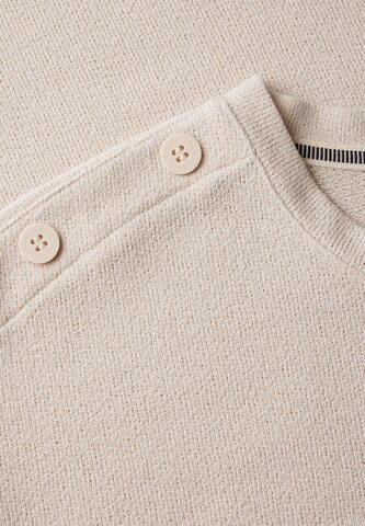 CECIL Strukturshirt mit Knöpfen in Beige