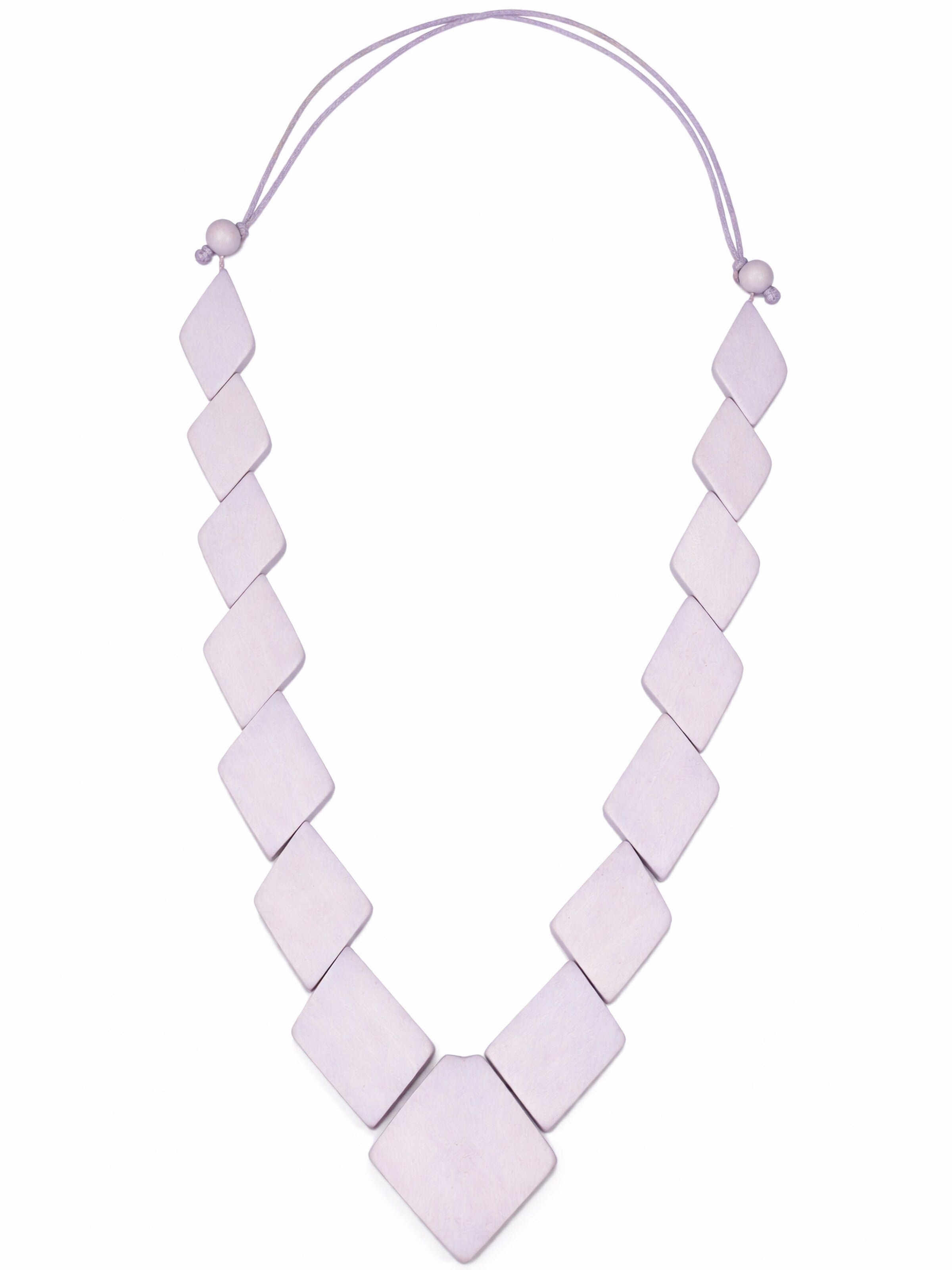 COLLEZIONE ALESSANDRO Necklace 'Raute' in Purple: front