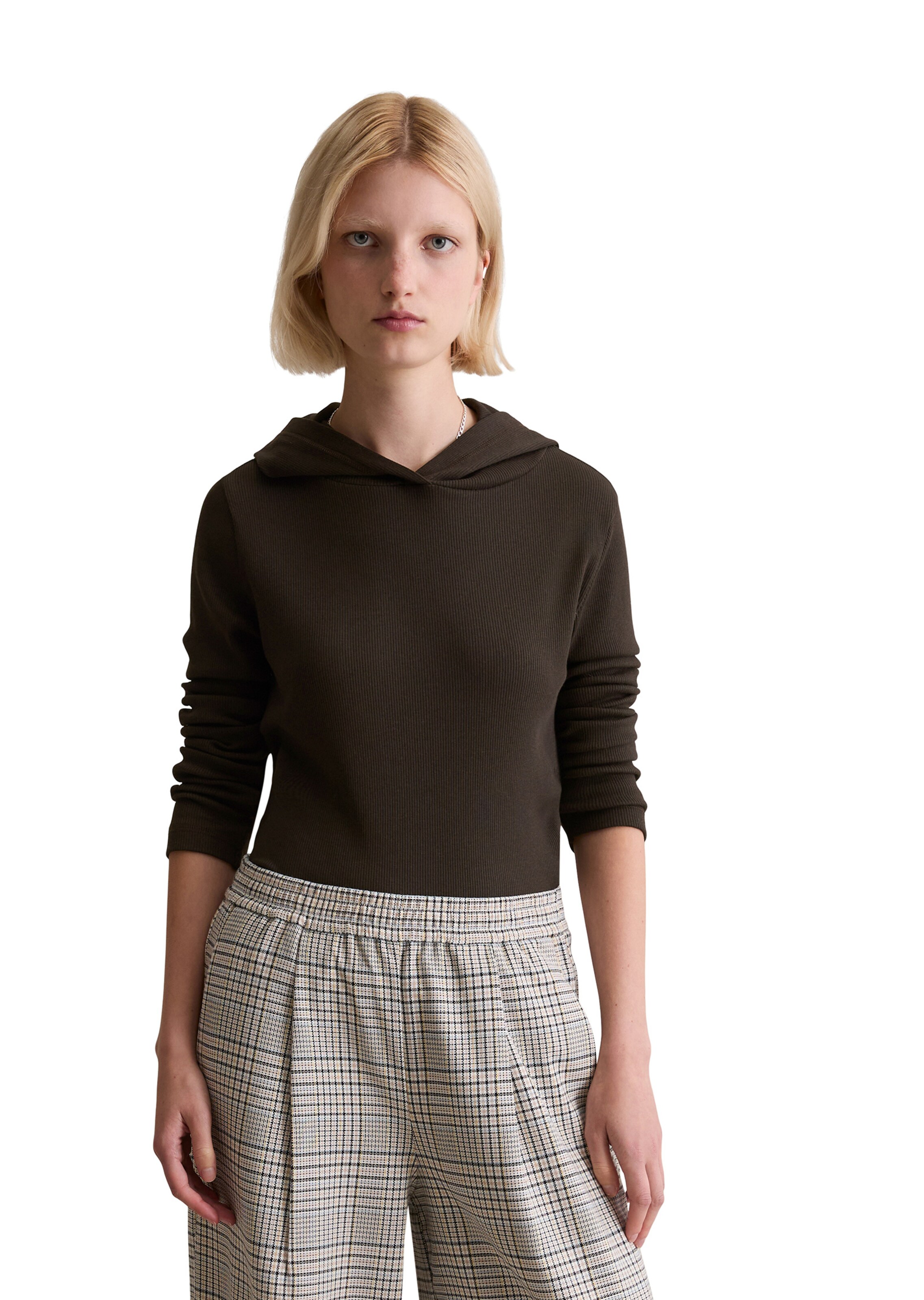 Marc O'Polo DENIM Shirt in Braun: Vorderseite