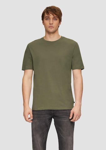 QS Shirt in Groen: voorkant
