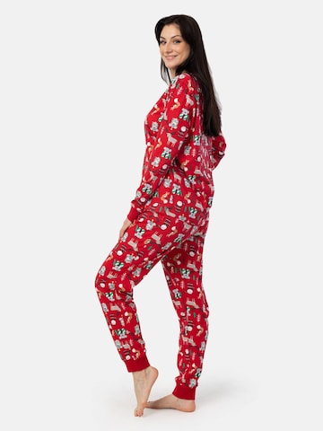 LEAFLETIC Pyjama 'Leafletic Women’s Christmas Pajama Set' in Rot