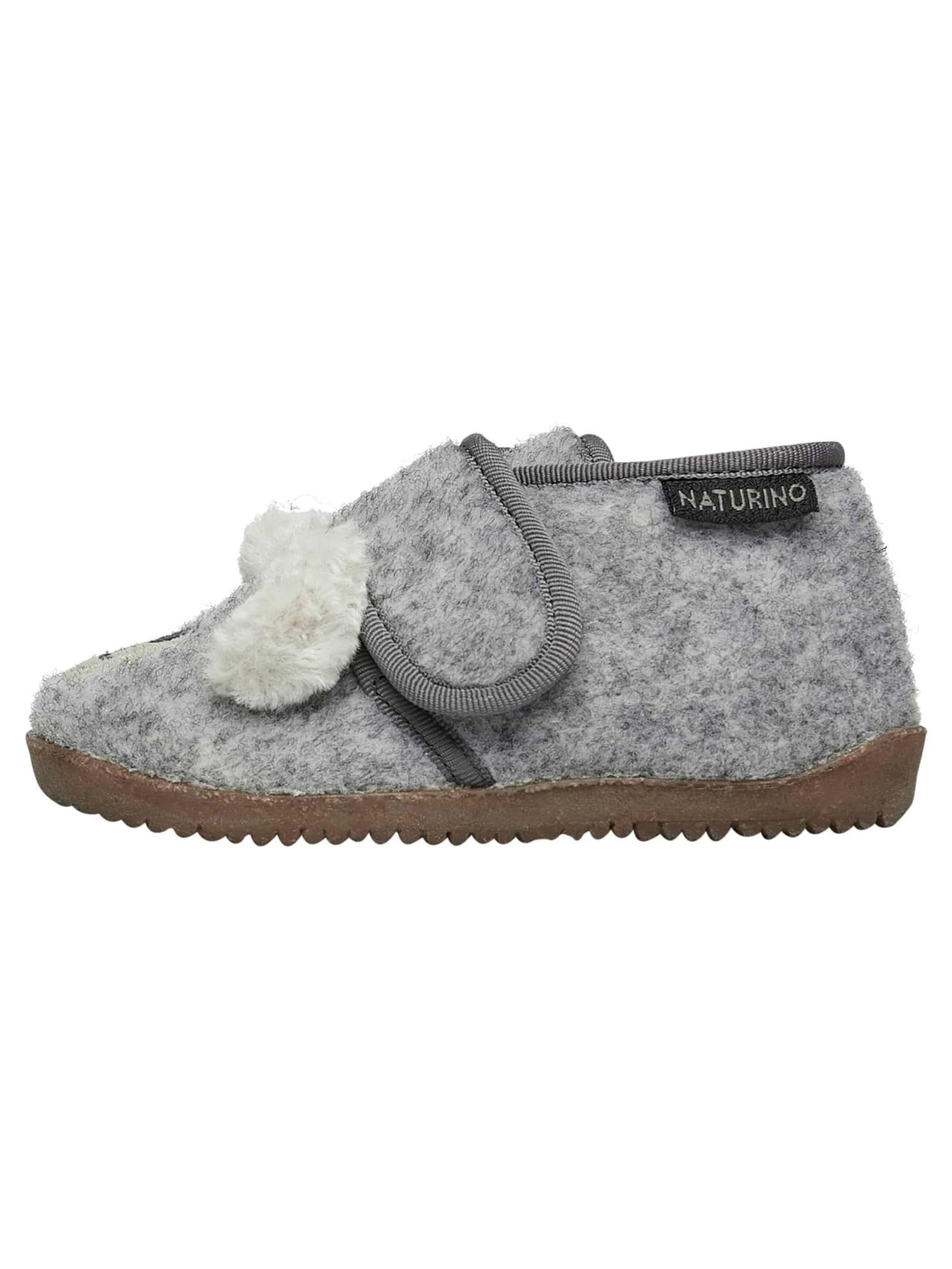 NATURINO Slipper 'BIDAIM' in Grey