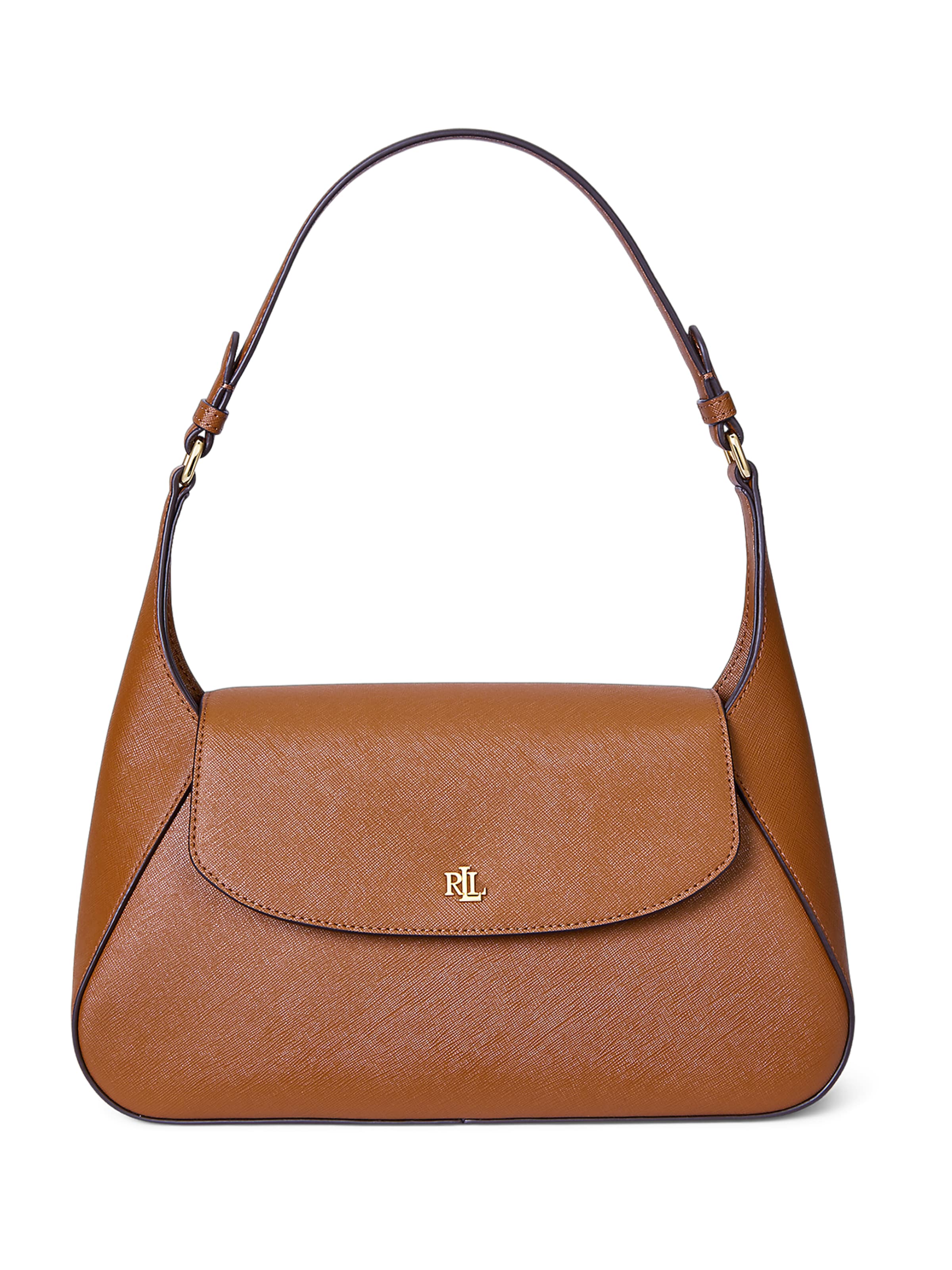 Lauren Ralph Lauren - Mala de ombro em castanho: frente