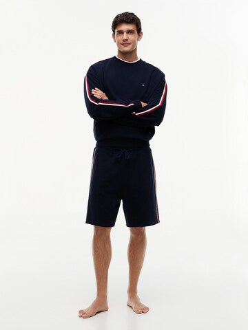 TOMMY HILFIGER Pyjamahose in Blau