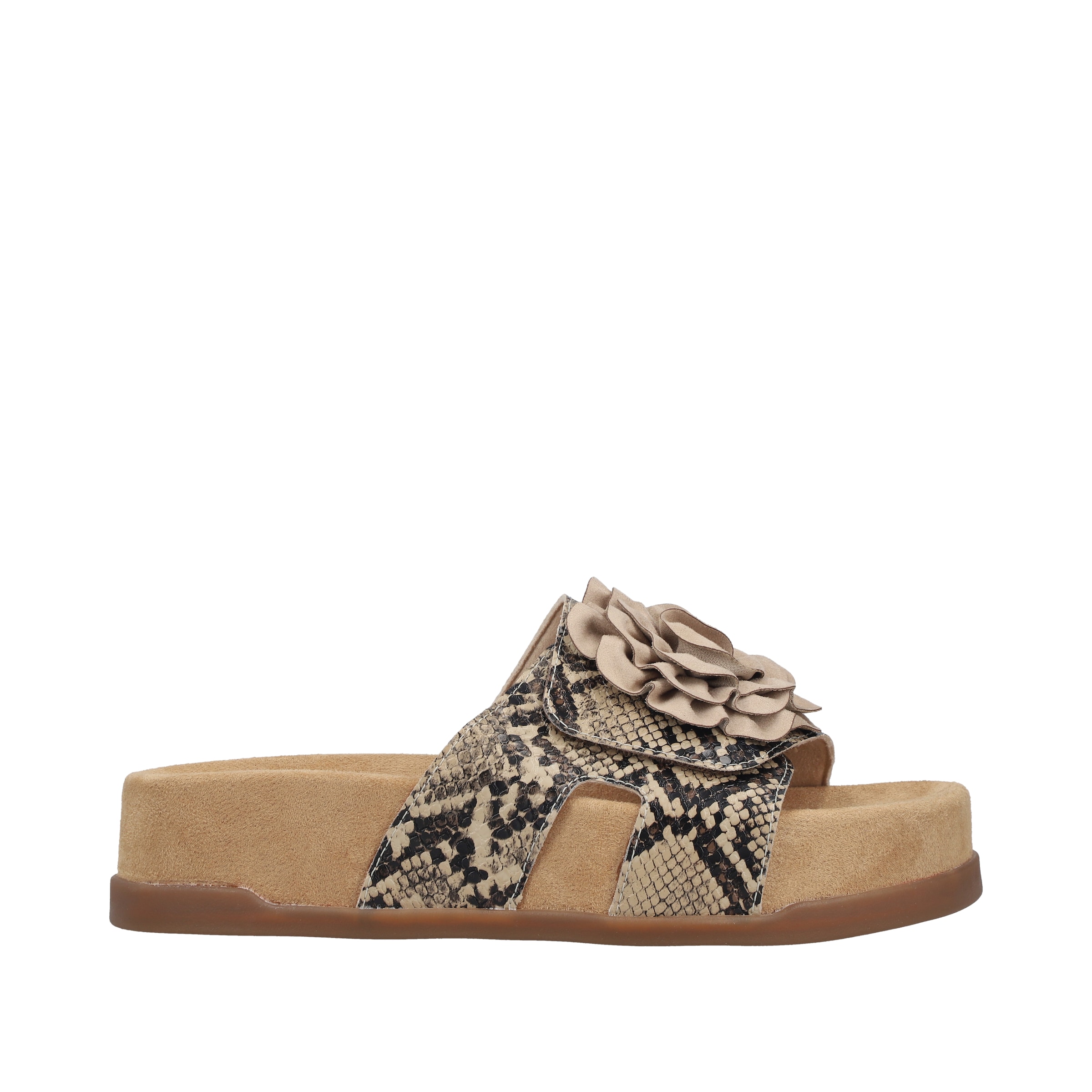 Rieker Pantolette in Beige: Vorderseite