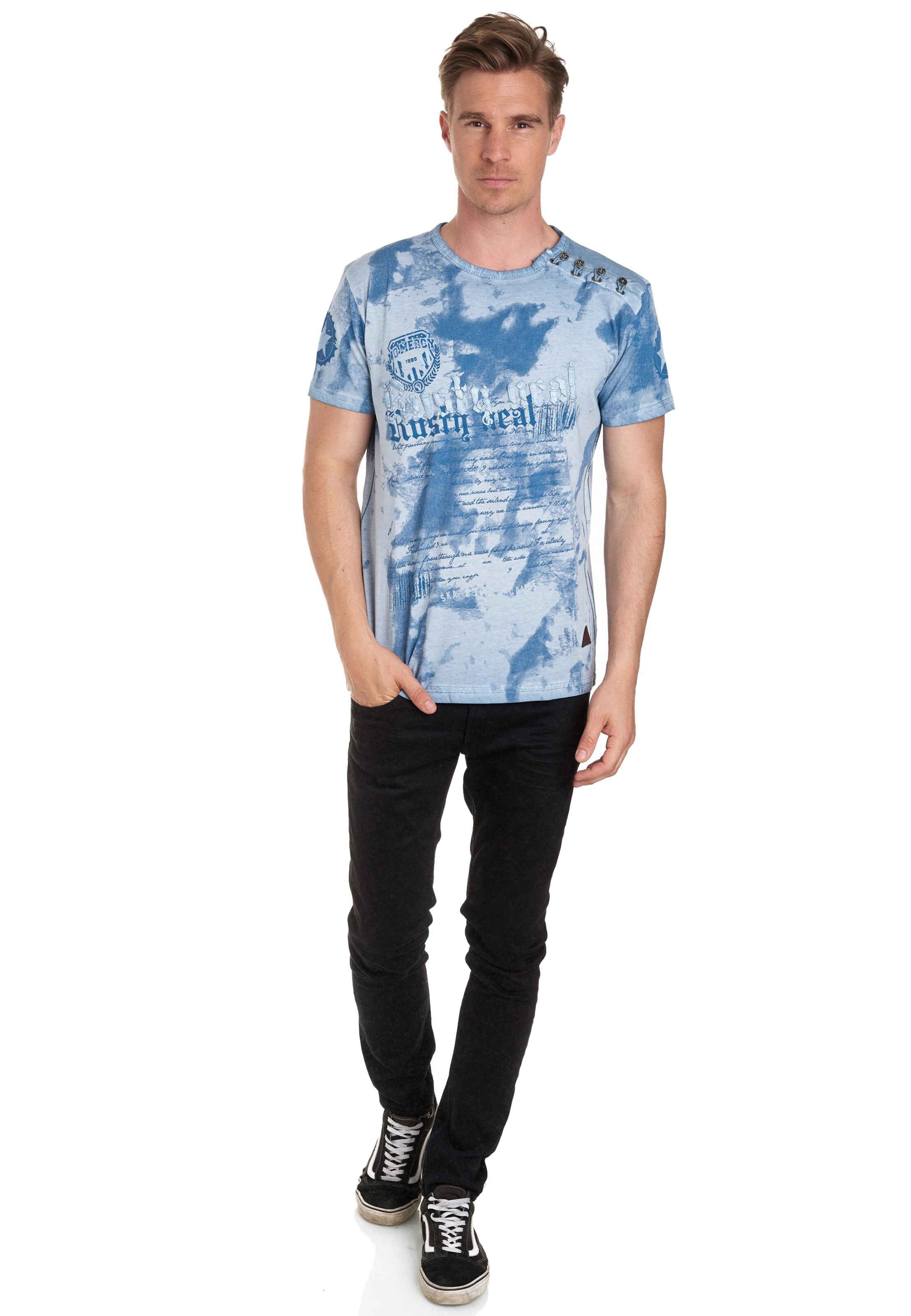 Rusty Neal T-Shirt in Blau