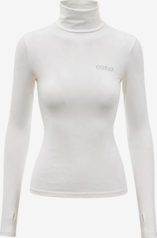 Top 'GRETA HIGH NECK LS K V6BP11 K6907' di GUESS in beige: frontale