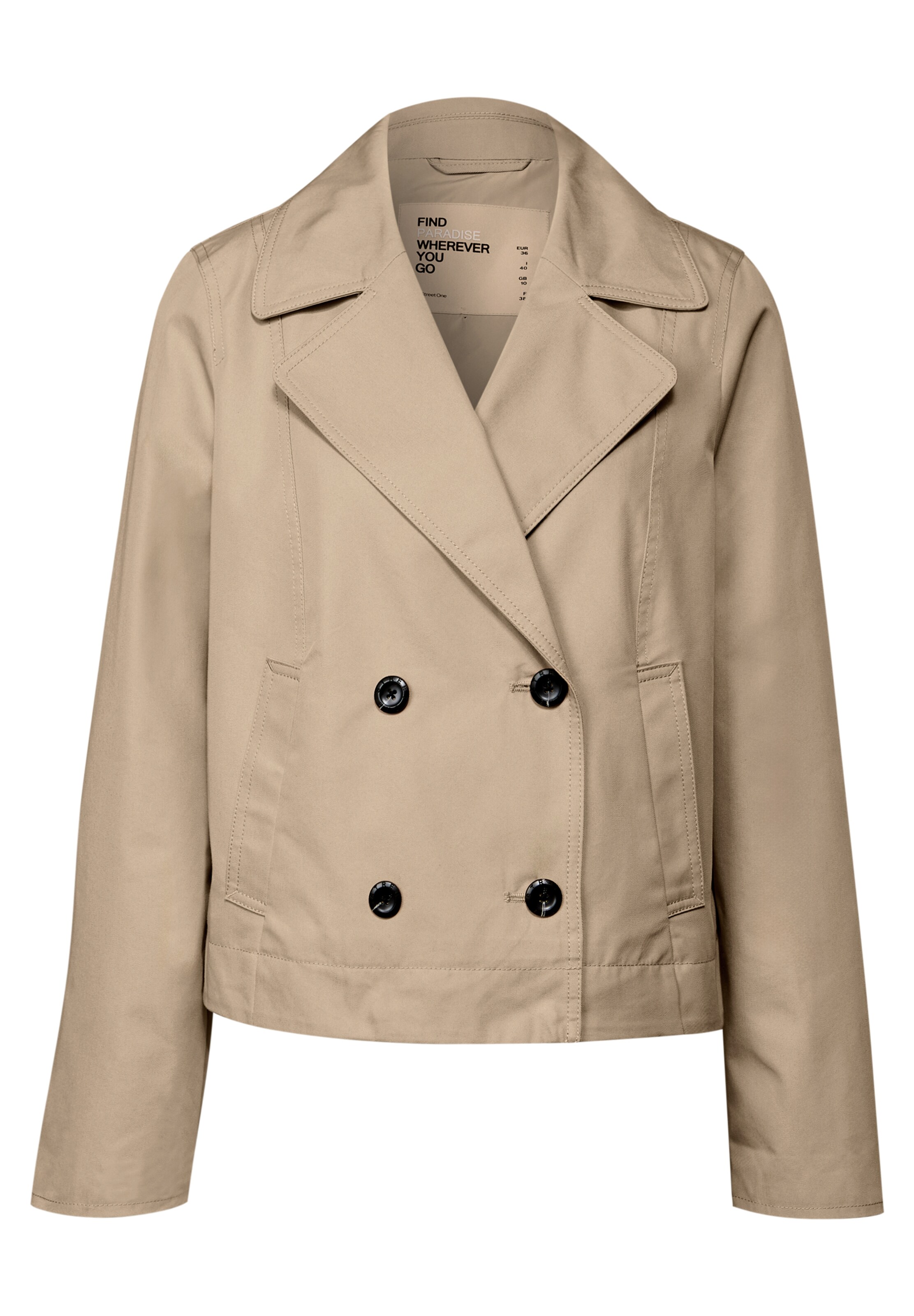STREET ONE Between-Season Jacket in Brown: front