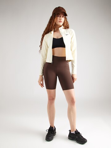 Skinny Pantalon de sport 'ZENVY' NIKE en marron