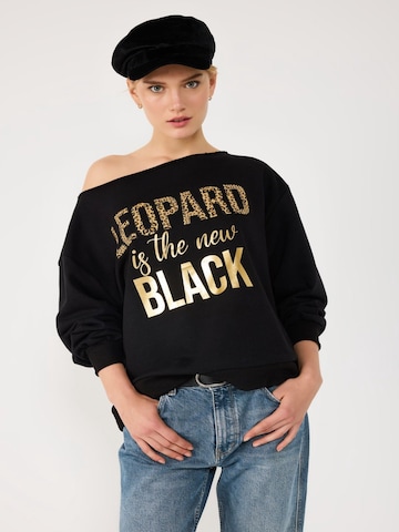 Pull-over No Matter What en noir : devant