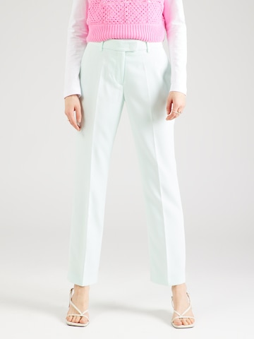 ESPRIT Normální Kalhoty s puky – zelená: přední strana