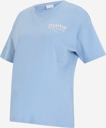 MAMALICIOUS Shirt 'MLFerida' in Blue: front