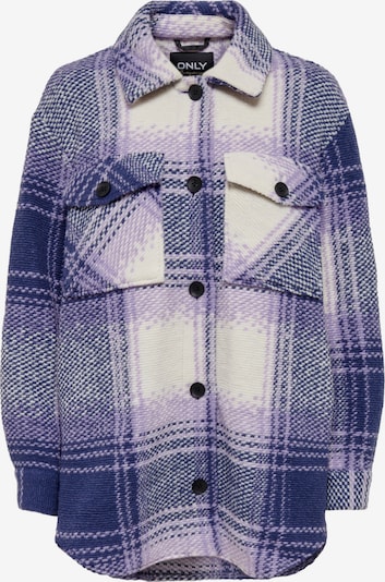 ONLY Between-Season Jacket 'Britt' in Ecru / Navy / Purple, Item view