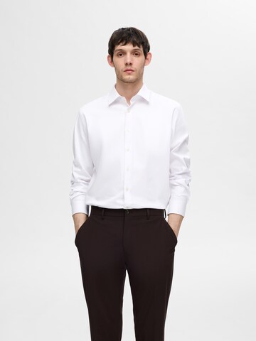 SELECTED HOMME Slim fit Skjorta i vit: framsida