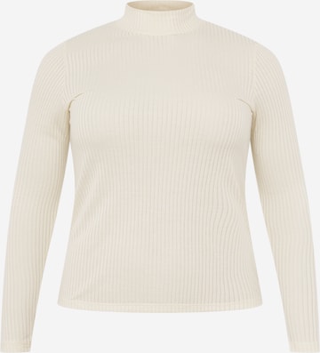 Vero Moda Curve Shirt 'GRACE' in Beige: front