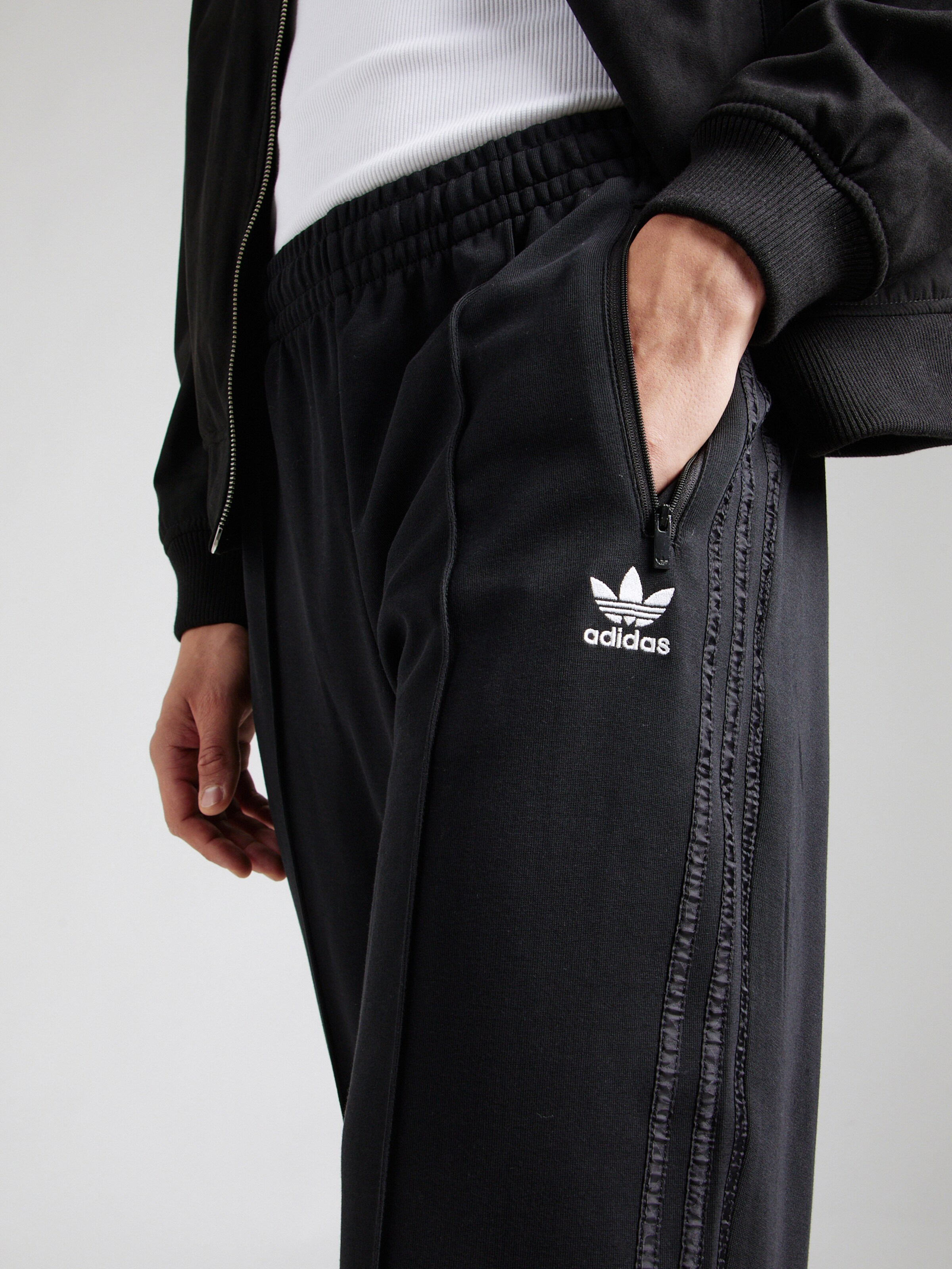ADIDAS ORIGINALS Regular Trousers in Black ABOUT YOU