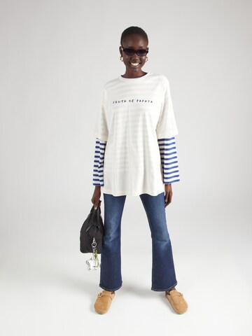 VERO MODA Футболка оверсайз 'VMTAZ' в Бежевый