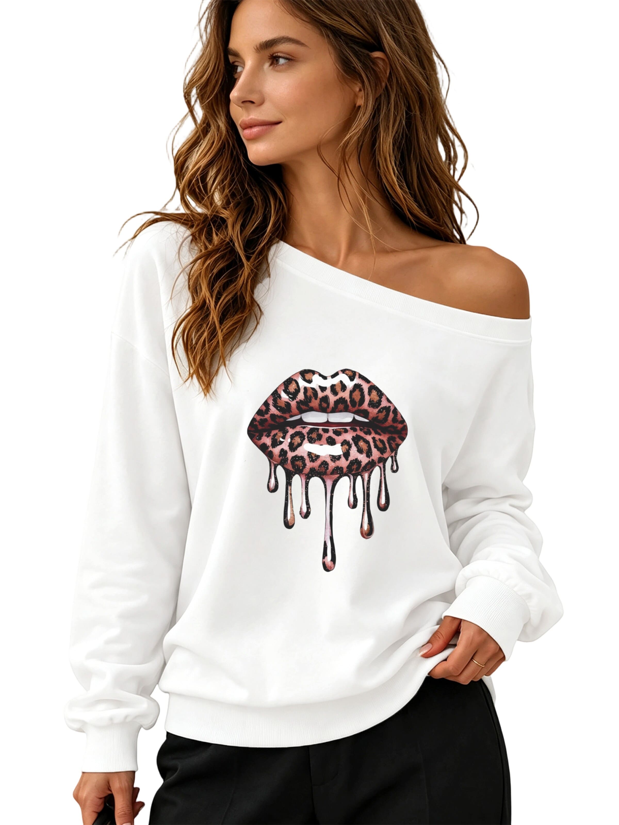 GORHEY Sweatshirt in White: front