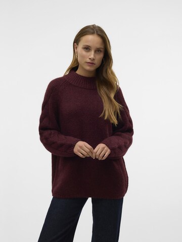 Pull-over 'VMZen' VERO MODA en rouge : devant