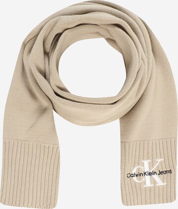 Écharpe Calvin Klein Jeans en beige : devant