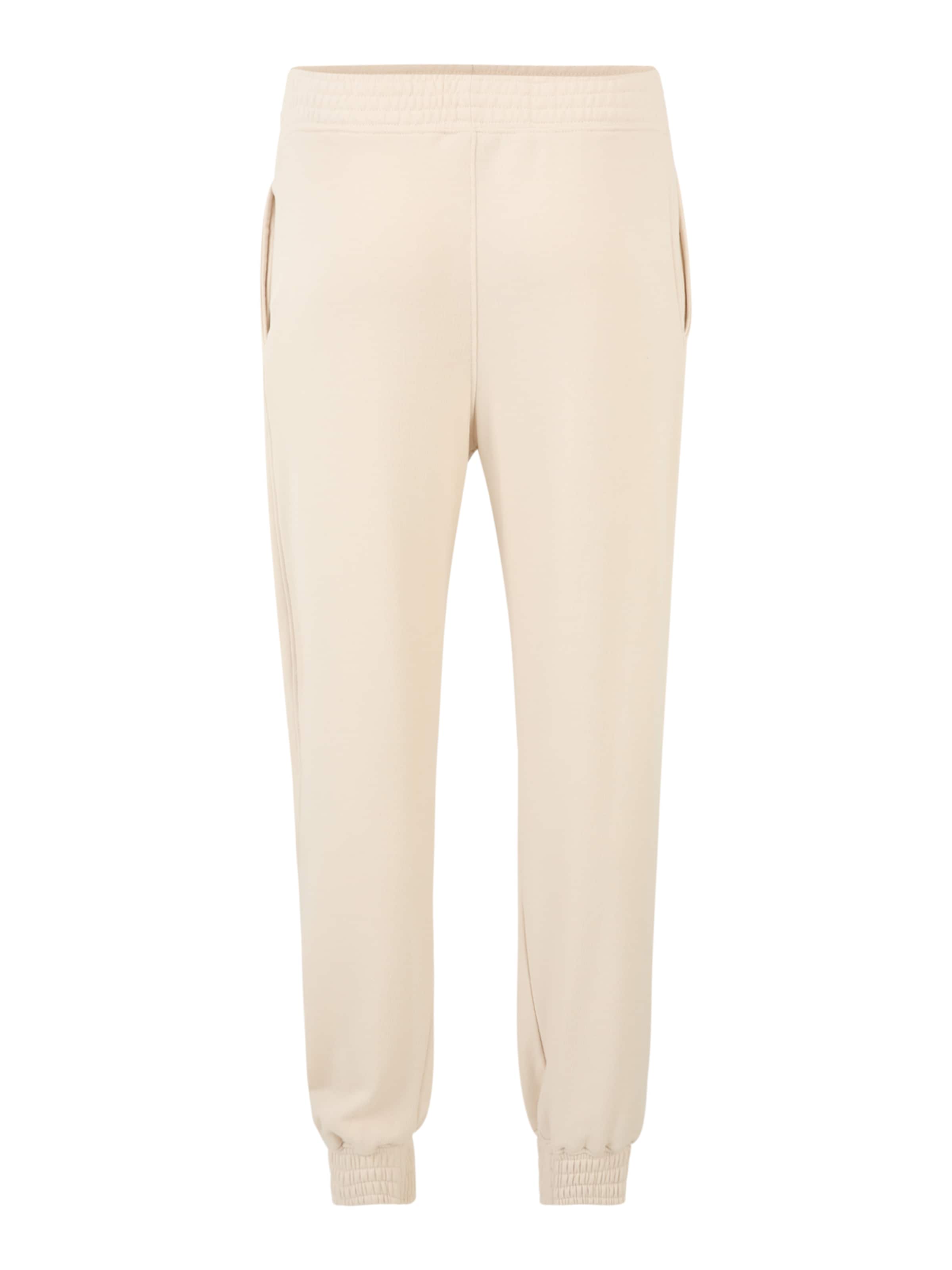 Public Desire Curve Zwężany krój Spodnie w kolorze beżowy