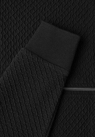 CECIL Sweatjacke in Schwarz