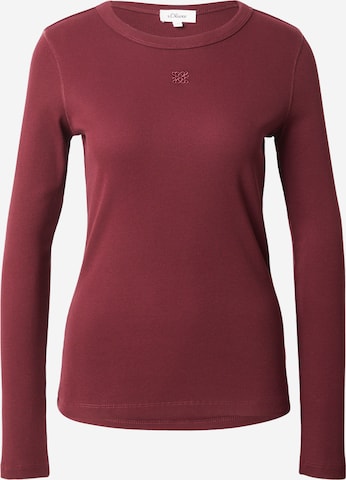 s.Oliver Shirt in Rot: Vorderseite