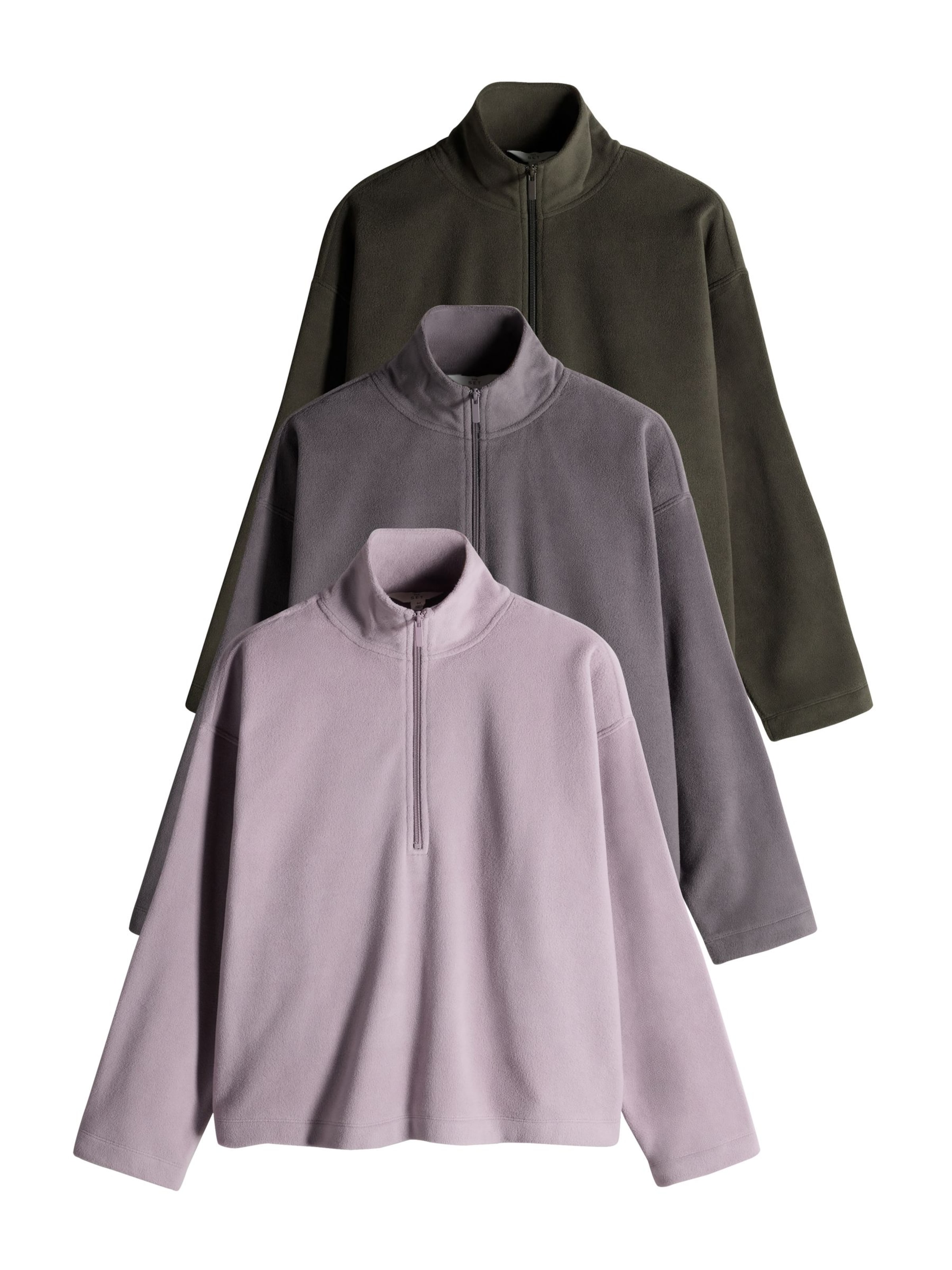 The Set Sweater in Green: front