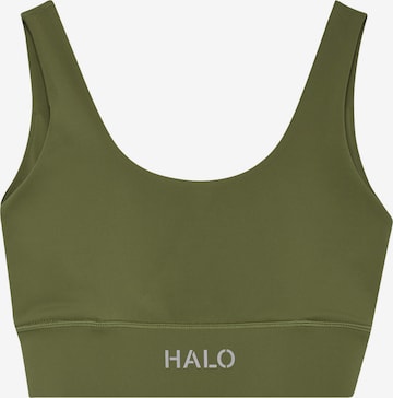 HALO Sports Bra in Green: front