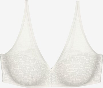 Triangolo Reggiseno 'Signature Sheer' di TRIUMPH in bianco: frontale