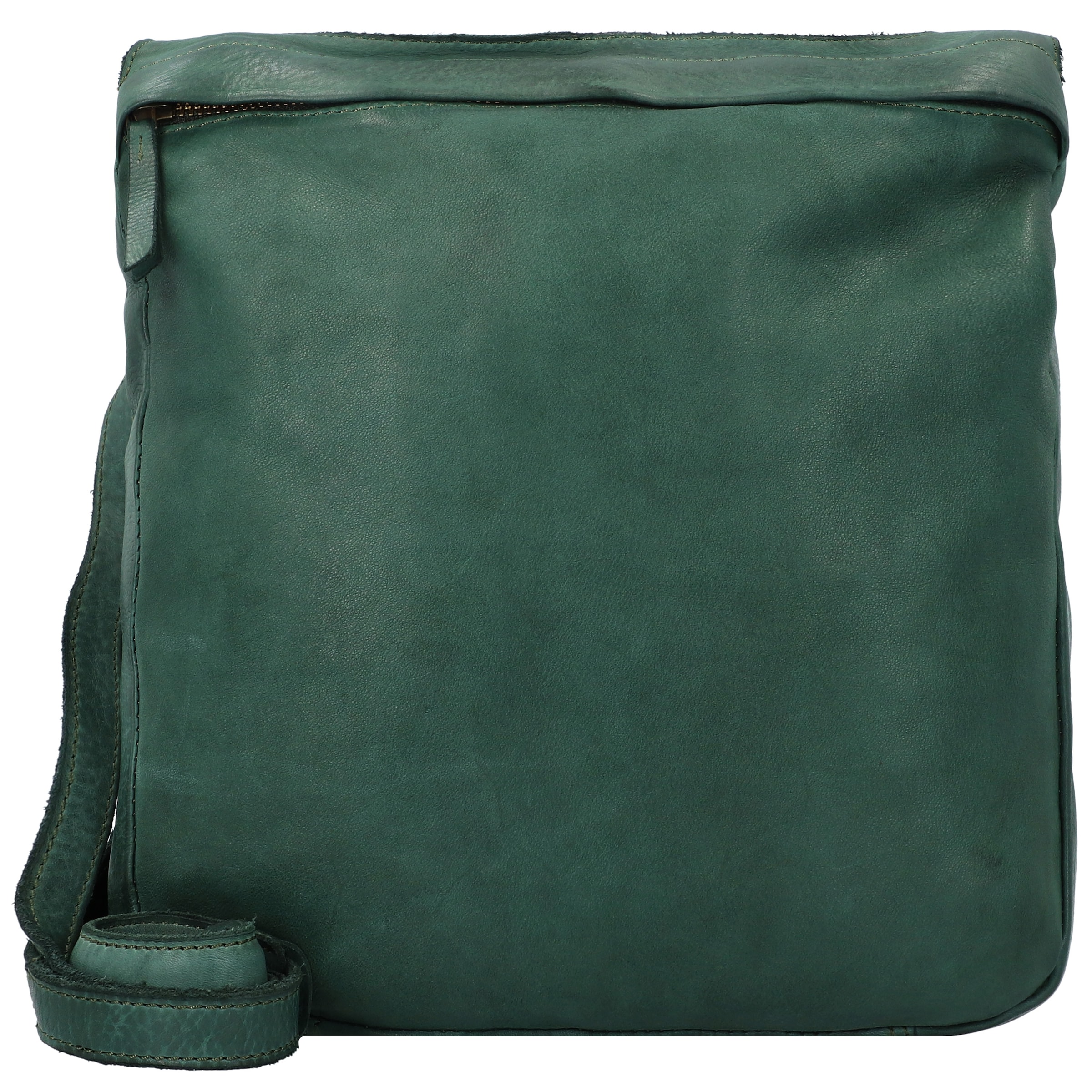 Harold's Umhängetasche 'Submarine' in Grün: Vorderseite