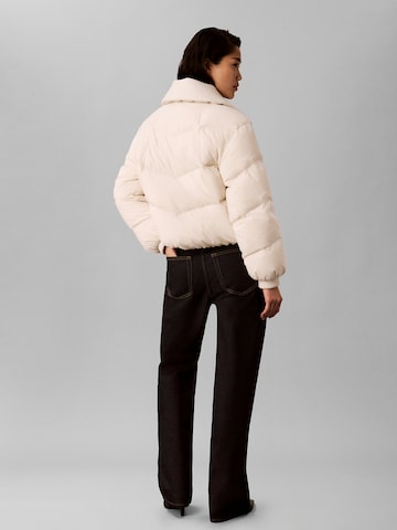 Calvin Klein Jeans Regular Jacke in Beige