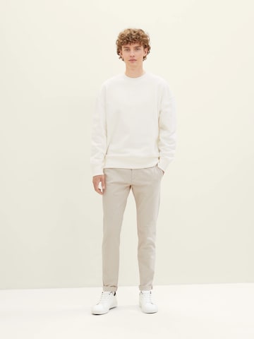 TOM TAILOR DENIM Slim fit Chino Pants in Beige