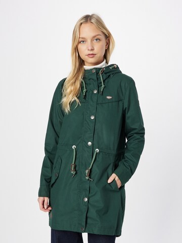 Ragwear Tussenparka 'CANNY' in Groen: voorkant