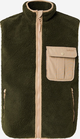 LEVI'S ®Prsluk 'Joonie Sherpa Vest' - zelena boja: prednji dio