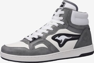 KangaROOS High-Top Sneakers in Grey: front