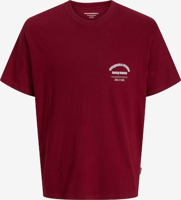 JACK & JONES Shirt 'JORMEADOWS' in Red: front