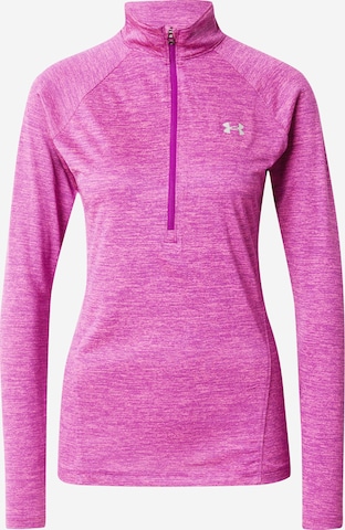 UNDER ARMOUR Functioneel shirt in Roze: voorkant