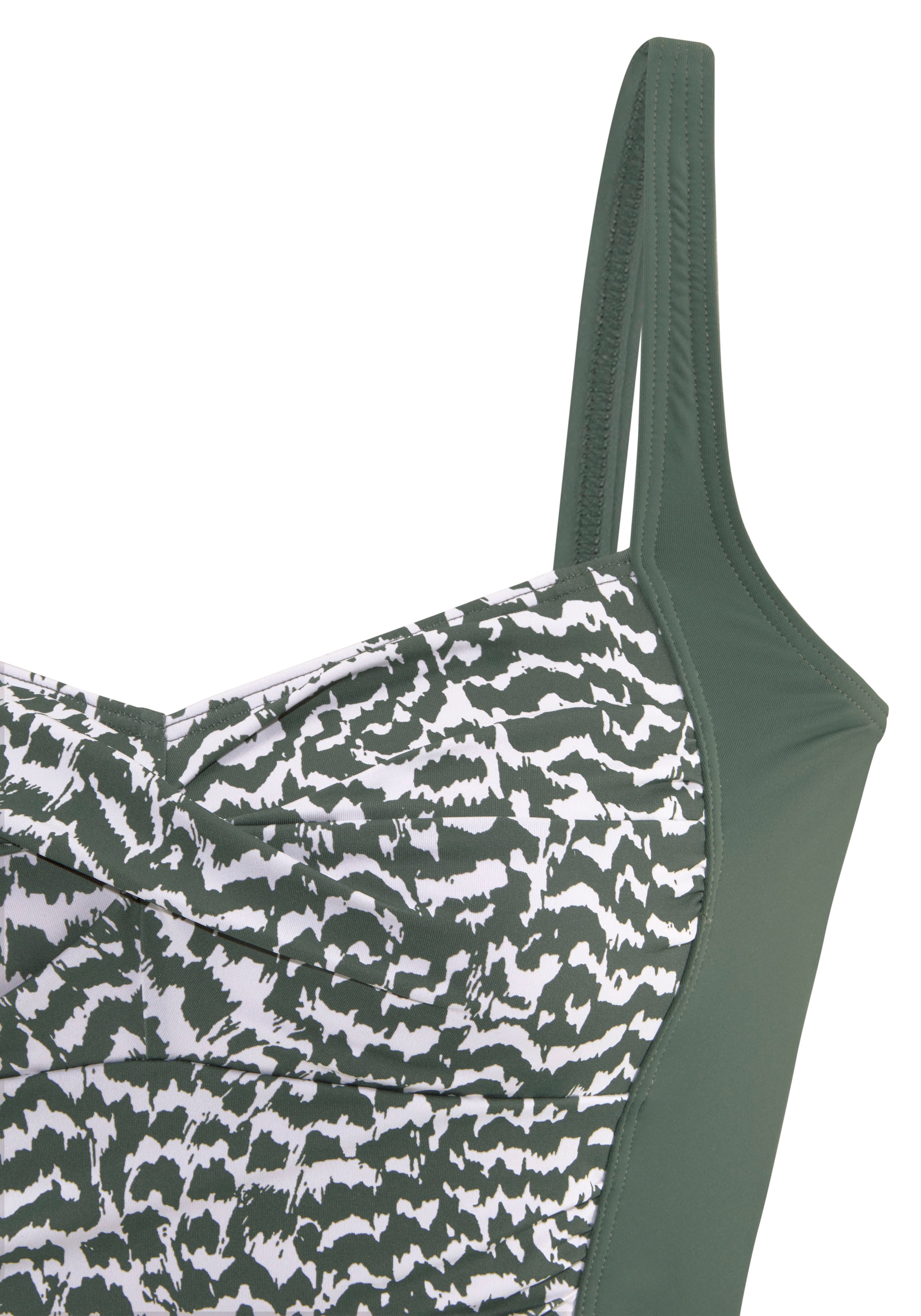 LASCANA Balkonet Enodelne kopalke | zelena barva