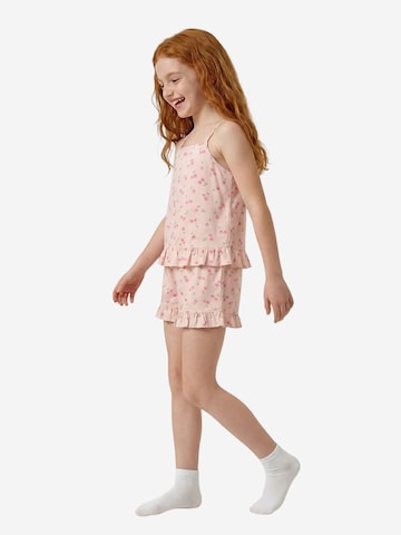 Penti Pyžamo 'PENTI Mädchen-Pyjama-Set Pinky Kiraz mit kurzen Ärmeln' – pink