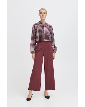 Wide Leg Pantalon 'BYRizetta' b.young en rouge