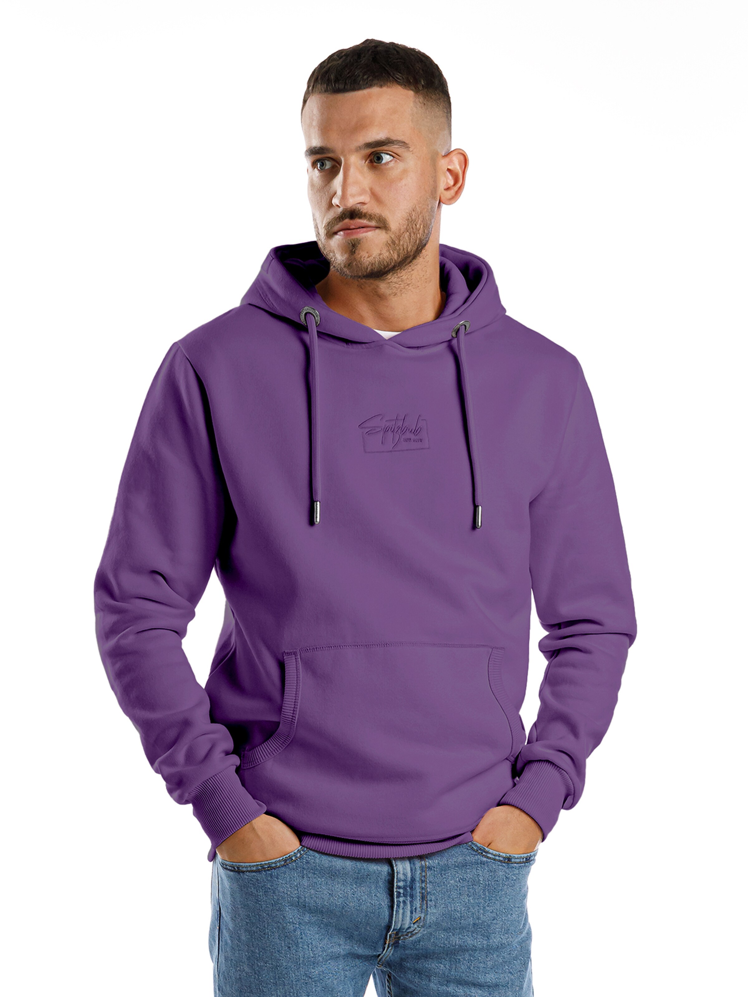 SPITZBUB Sweatshirt in Lila: voorkant